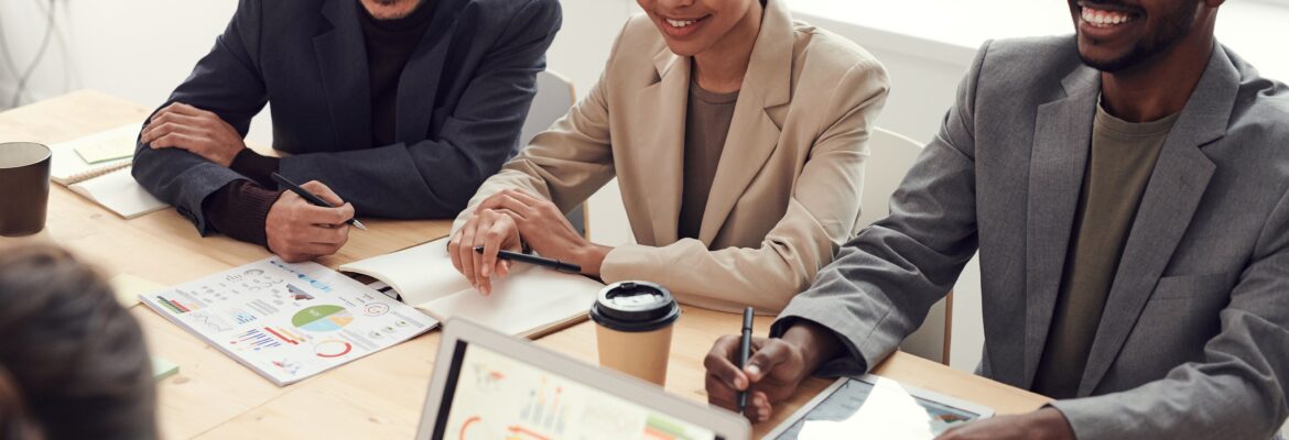 Business plan writers in Nigeria working with a business owner